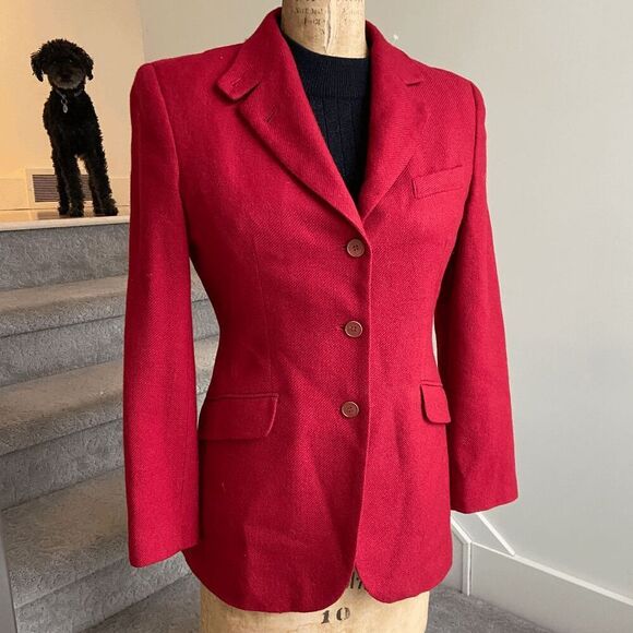 Vintage 60s Limited America Italian Wool Tailored Blazer - Made in Italy SZ M - Picture 1 of 11